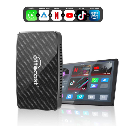 Adaptateur tout-en-un sans fil CarPlay/Android Auto Play2Video Pro